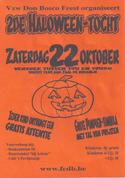 2de halloween tocht